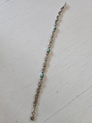 Bransoletka srebrna z turkusem