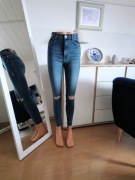 Zara Skinny Jeans High Waist S/36