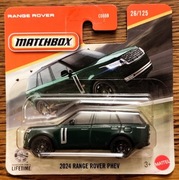 Matchbox 2026 2024 RANGE ROVER PHEV 26/125 JHP02 Nowość 1:64