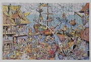 UNIKAT! Puzzle PRL SHANTY J.Christa 600 el. Kompletne!