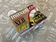 New Pack 5 Maxell XLII High Bias Blank Cassette Tapes Type II 90 minute