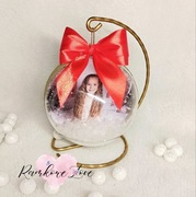 Bombka ze zdjęciem na stojaku 10cm