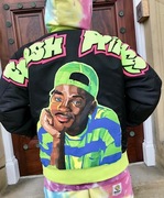 Kurtka Bomberka Fresh Prince Will Smith dwustronna, ręcznie malowana