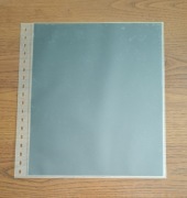 Lindner 820 - Karta, 1 kieszeń, czarna wkładka, 18-ringów, 272x296mm