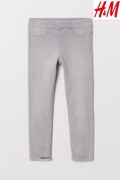H&M jeansowe legginsy__szare__140 CM