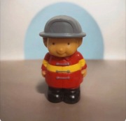Figurka strażak Smoby vintage, 6.5 cm - stan bardzo dobry