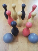 Kręgle zabawka z PRL 