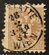 Austrio-Węgry, dwugłowy orzeł, herb cesarstwa, 1887 r. 2 krajcary