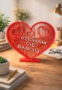 Serce z napisem Kocham cię babciu dzień babci