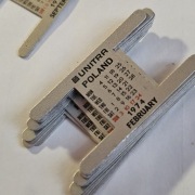 Kalendarz zegarkowy Unitra