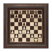 Gambit hetmanski obraz szachy prezent rękodzieło.