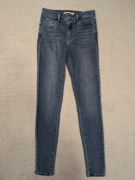 Spodnie jeansowe jeansy Levis Levi's 720 High Rise Super Skinny 25 25/28