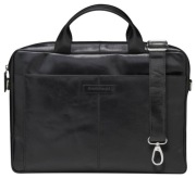 TORBA skórzana z paskiem, Macbook 15" dbramante1928 | Amalienborg, czarna