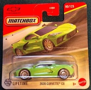 Matchbox 2025 2020 CHEVROLET CORVETTE C8 90/125 Nowy 1:64