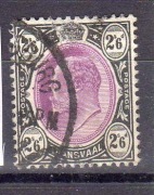 Kolonie ang. Transvaal 2'6 sh EVII 1902