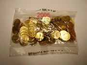 2005 rok - woreczki 1 grosz