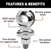 Kula haka holowniczego 50mm 3.5 t