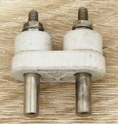 Wtyk grzejny ceramiczny WG-2 do prodiża, piecyka, żelazka POLAM PRL RETRO