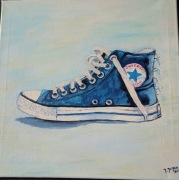 Obraz olejny Trampek 40 x 40