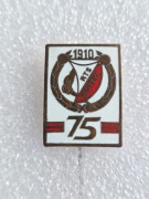 Odznaka 75 lat RTS Widzew prostokąt (PRL)