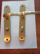 Klamka mosiężna łazienkowa .