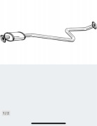 BOSAL TŁUMIK UKŁADU WYDECHOWEGO ŚRODKOWY NISSAN MICRA II 1.0 1.4