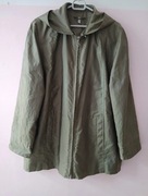 Kurtka przeciwdeszczowa zielona mieniąca się roz.44 wymiary opis