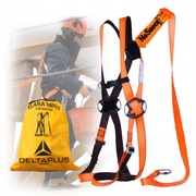 SZELKI ZESTAW DO PRACY NA WYSOKOŚCI WYSOKOŚCIOWE UPRZĄŻ LINA DELTA PLUS
