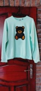 Bluza Moschino miś miętowa 