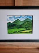 Obraz górski widok 21x30cm