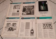 INSTRUKCJE BRUEL KJAER KATALOGI FOLDERY NOTY zestaw 6szt.