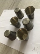 unikat 6 WMF REIN ZINN GERMANY kieliszki zabytkowe