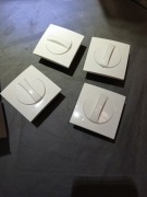 Przełącznik żaluzji 4szt biały Geba KNE Universal