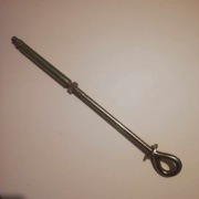 Kotwa stalowa z hakiem oczkowym 16x380