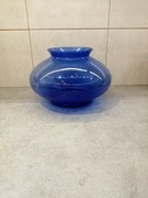 duży szklany wazon kobaltowy