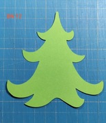 Scrapki Kraków Boże Narodzenie Choinka 10 szt. (BN12)