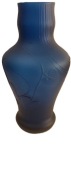 Sygnowany mały wazon kobaltowy Witolda Turkiewicza