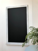 Tablica magnetyczno - kredowa prosta z przybornikiem - shabby chic