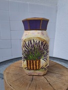 Słoik handmade Decoupage 900ml lawenda na słodkości