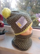 Komplet dziecięcy czapka z kominem 