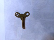 Klucz do starego zegara francuskiego 2,5 mosiądz