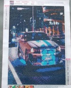 Haft Diamentowy Gotowy 30x40 ( Mustang )