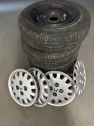 Komplet kół stalowych honda civic 5 (V) + komplet oryginalnych kolpakow jdm