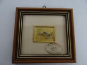 Obrazek / miniatura/ piękna chromolitografia ,,Pejzaż "