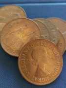 Moneta, Wielka Brytania, 1 pens one penny 1967