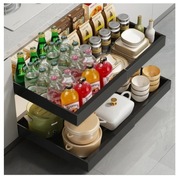 Szuflada Kuchenna Wysuwana Regulowana Wysuwany Kosz Kuchenny Szary