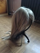 Peruka włosy długie blond