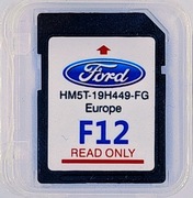 Aktualizacja map Ford Sync 2 EU F12