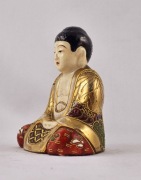 Budda Satsuma figurka ceramika Japonia początek XX w.