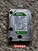 HDD 2TB WD CaVira GreeN 3.5" - Komunikat UWAGA